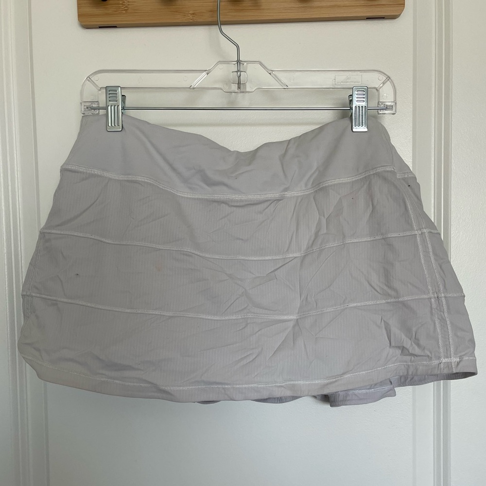 LULULEMON White Pace Rival Skirt